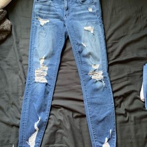 American Eagle Ripped Jeggings